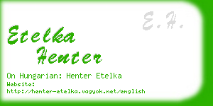 etelka henter business card